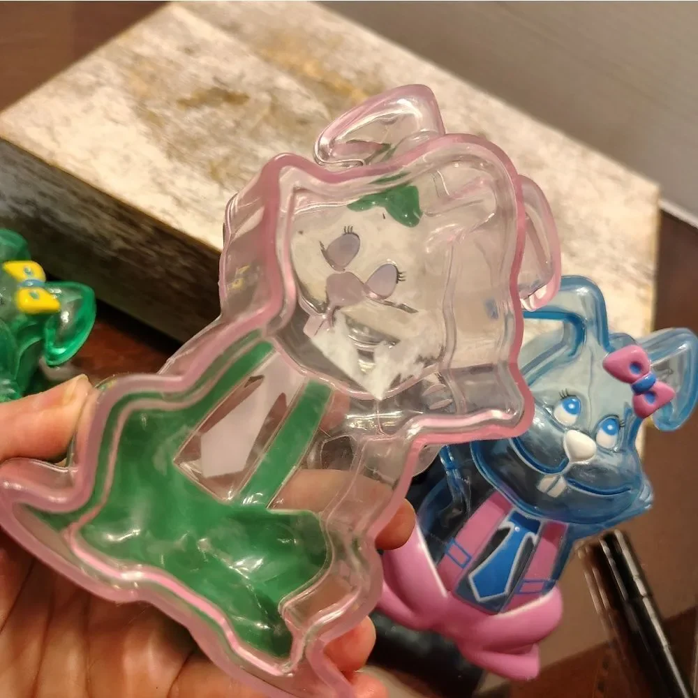 👍 Easter Bunny Candy Holders Set of 3   C8